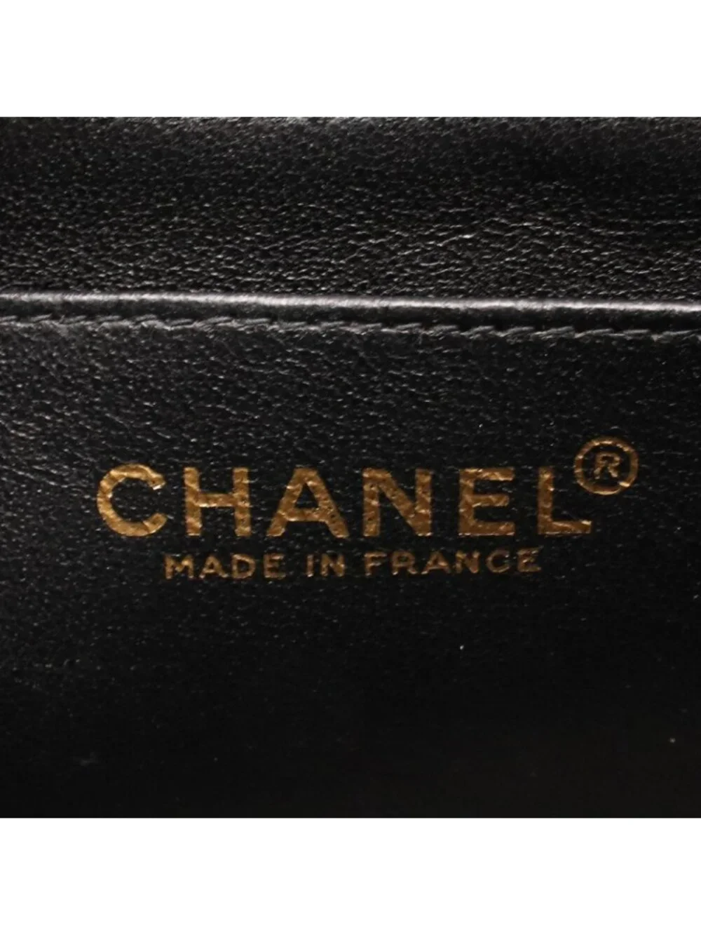 Chanel Shoulder Bag Choco Bar Pearl Chain Black Lambskin